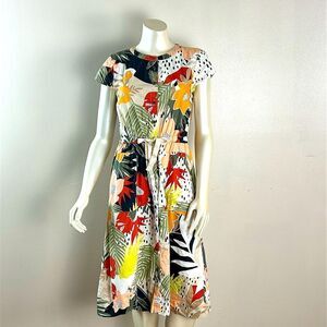 Beautiful ANN TAYLOR button down midi dress size 4 LOFT